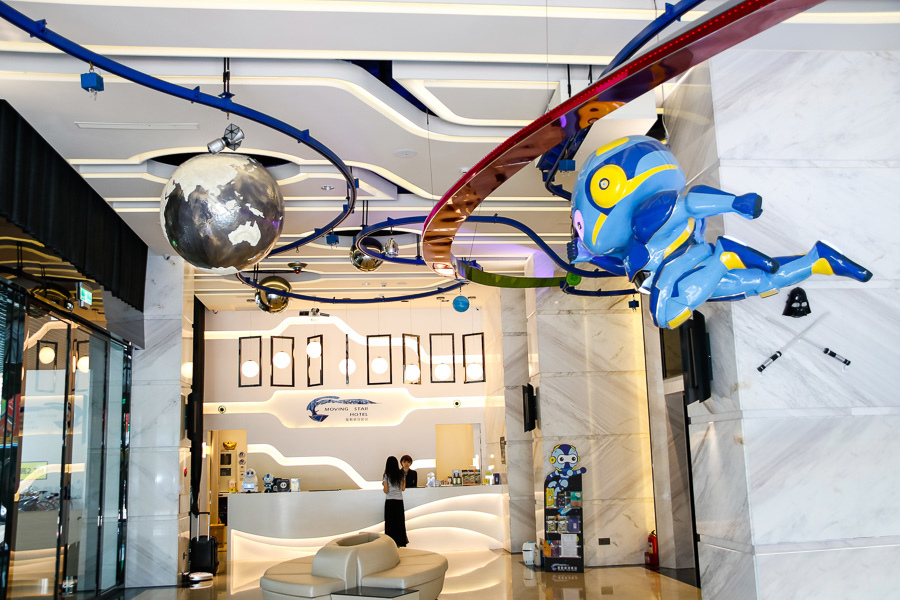 台中住宿推薦 星動銀河旅站 機器人銀河特色主題飯店 近台中